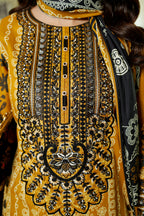 3 Piece Cotton Lawn Suit Stitched-Embroidered