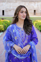 3 Piece Embroidered Summer Cotton Suit