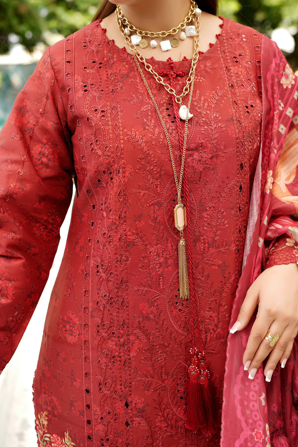3 Piece Royal Maroon Premium Suit