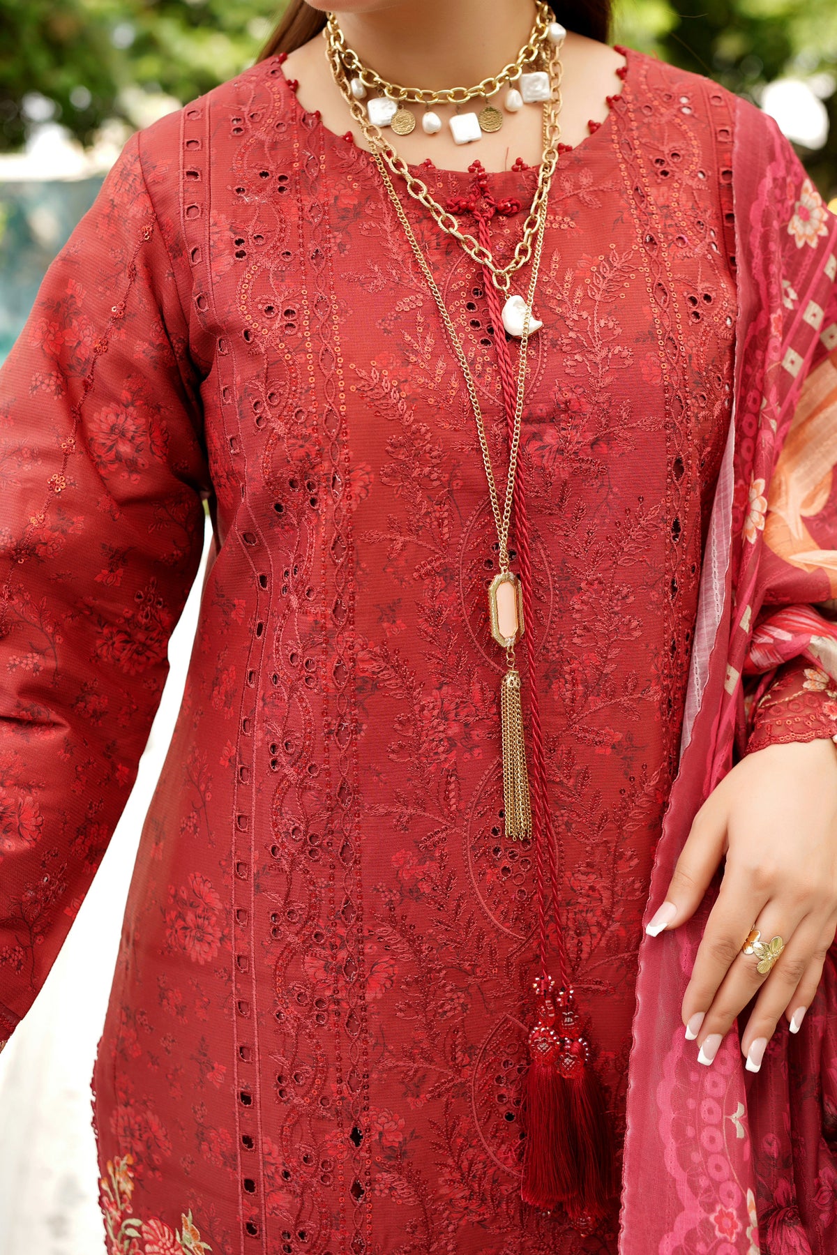 3 Piece Royal Maroon Premium Suit