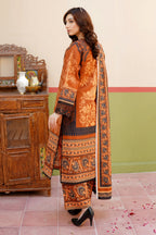 3 Piece Cotton Lawn Suit Stitched-Embroidered