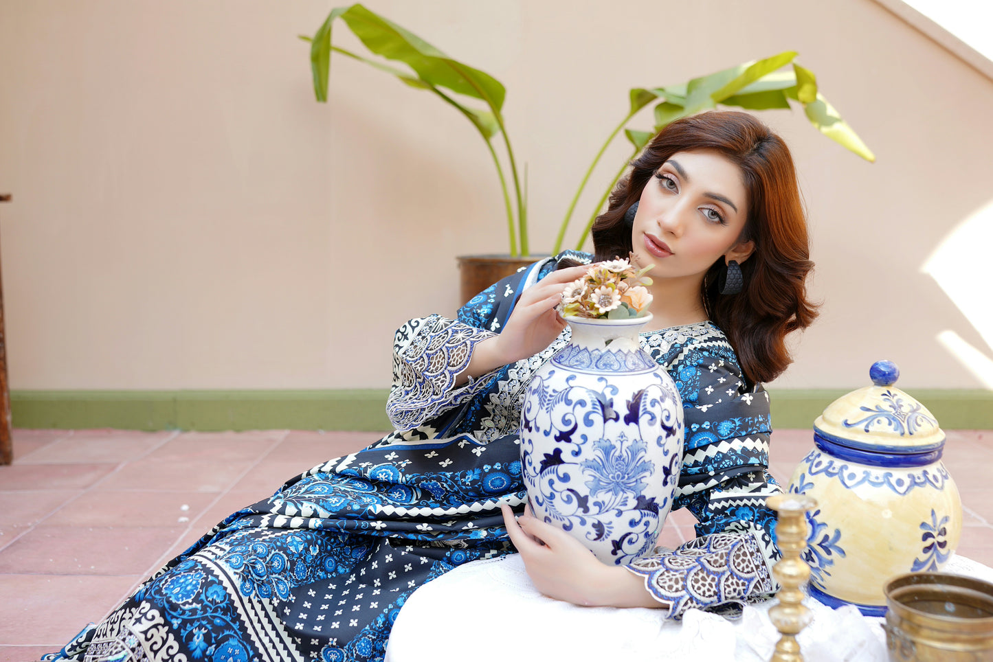 3 Piece Khaddar Suit-Embroidered(Stitched)