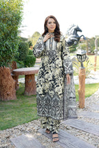 Embroidered 3 Piece Suite-Chiffon Dupatta
