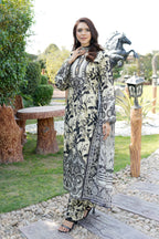 Embroidered 3 Piece Suite-Chiffon Dupatta