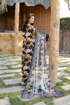 Embroidered 3 Piece Suite-Chiffon Dupatta