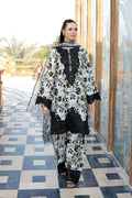 Embroidered 3 Piece Suite-Farshi Shalwar
