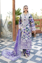 Embroidered 3 Piece Suite-Chiffon Dupatta