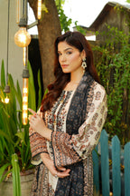 3 Piece Summer Cotton Suit-Embroidered