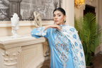 3 Piece Embroidered Suite-Plain Soft Cotton