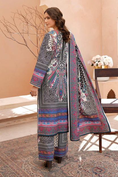 3 Piece Khaddar Suit-Embroidered
