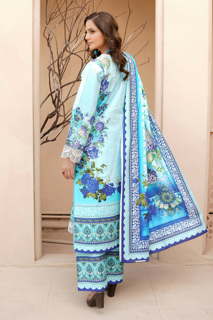 3 Piece Khaddar Suit-Embroidered