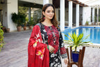 3 Piece Cotton Lawn Suit Stitched-Embroidered