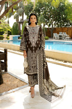 3 Piece Cotton Lawn Suit Stitched-Embroidered