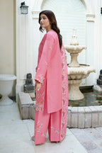 3 Piece Pink Petal Suit-Corduroy