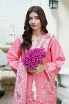 3 Piece Pink Petal Suit-Corduroy