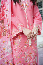 3 Piece Pink Petal Suit-Corduroy
