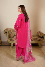 3 Piece Khaddar Suit-Embroidered
