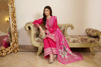 3 Piece Khaddar Suit-Embroidered