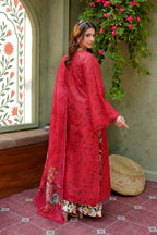 Embroidered 3 Piece Khaddar Suite