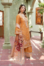 3 Piece Marigold Frost Threadwork Suite
