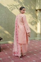 Rose Serenade 3 Piece Khaddar Suite