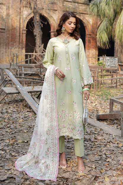 Embroidered Cotton Lawn Suite-3 Piece