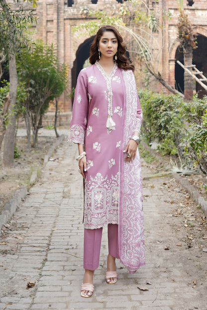 Embroidered Cotton Lawn Suite-3 Piece