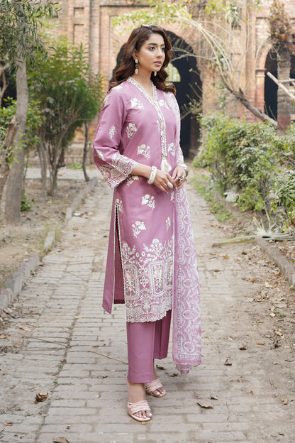 Embroidered Cotton Lawn Suite-3 Piece
