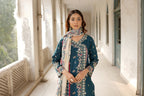 Embroidered Summer Cotton Suit-3 Piece Stitched
