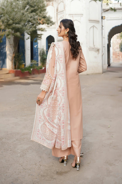 Embroidered Cotton Lawn Suite-3 Piece