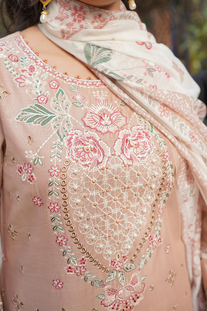 Embroidered Cotton Lawn Suite-3 Piece