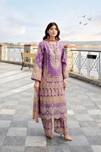 Embroidered 3 Piece Suite-Summer Cotton
