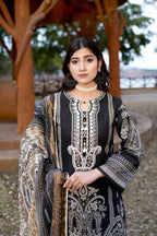 Embroidered 3 Piece Suite-Summer Cotton