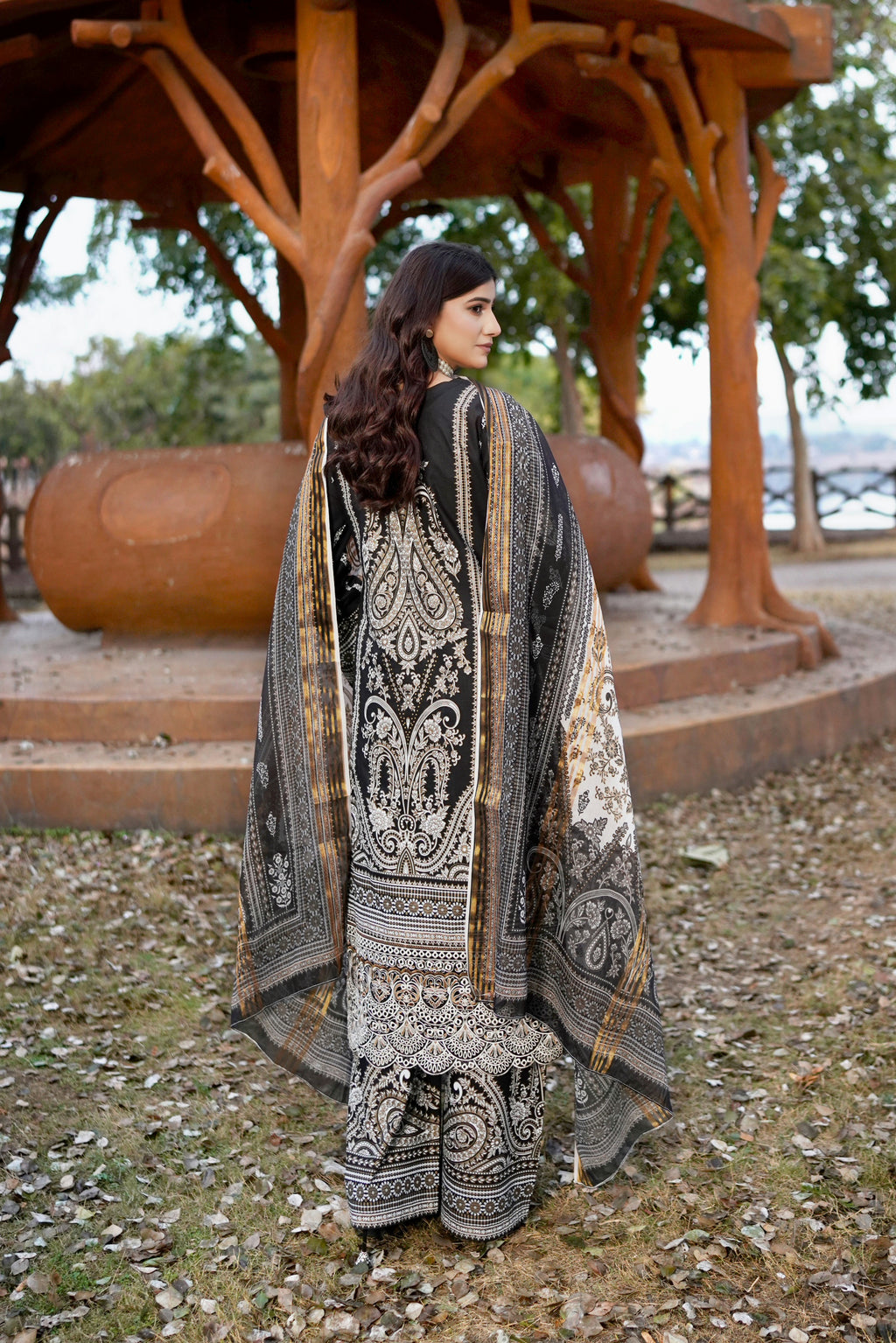 Embroidered 3 Piece Suite-Summer Cotton