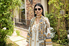 Embroidered 3 Piece Ochre Palette Suit