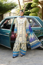 Embroidered 3 Piece Suit-Farshi