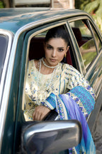 Embroidered 3 Piece Suit-Farshi